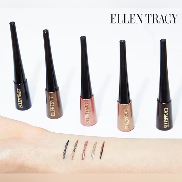 New 5 Ellen Tracy Liquid Eyeliner Pro Ultra Bold Color 0.18 FL OZ each Vegan - Picture 10 of 16